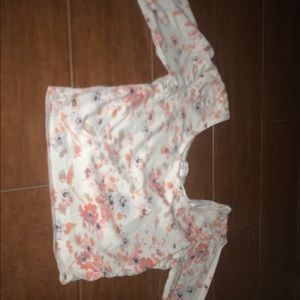 Floral crop top